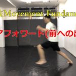 格闘技ムーブメントファンダメンタルズ　リニアフォワード(前方向)
